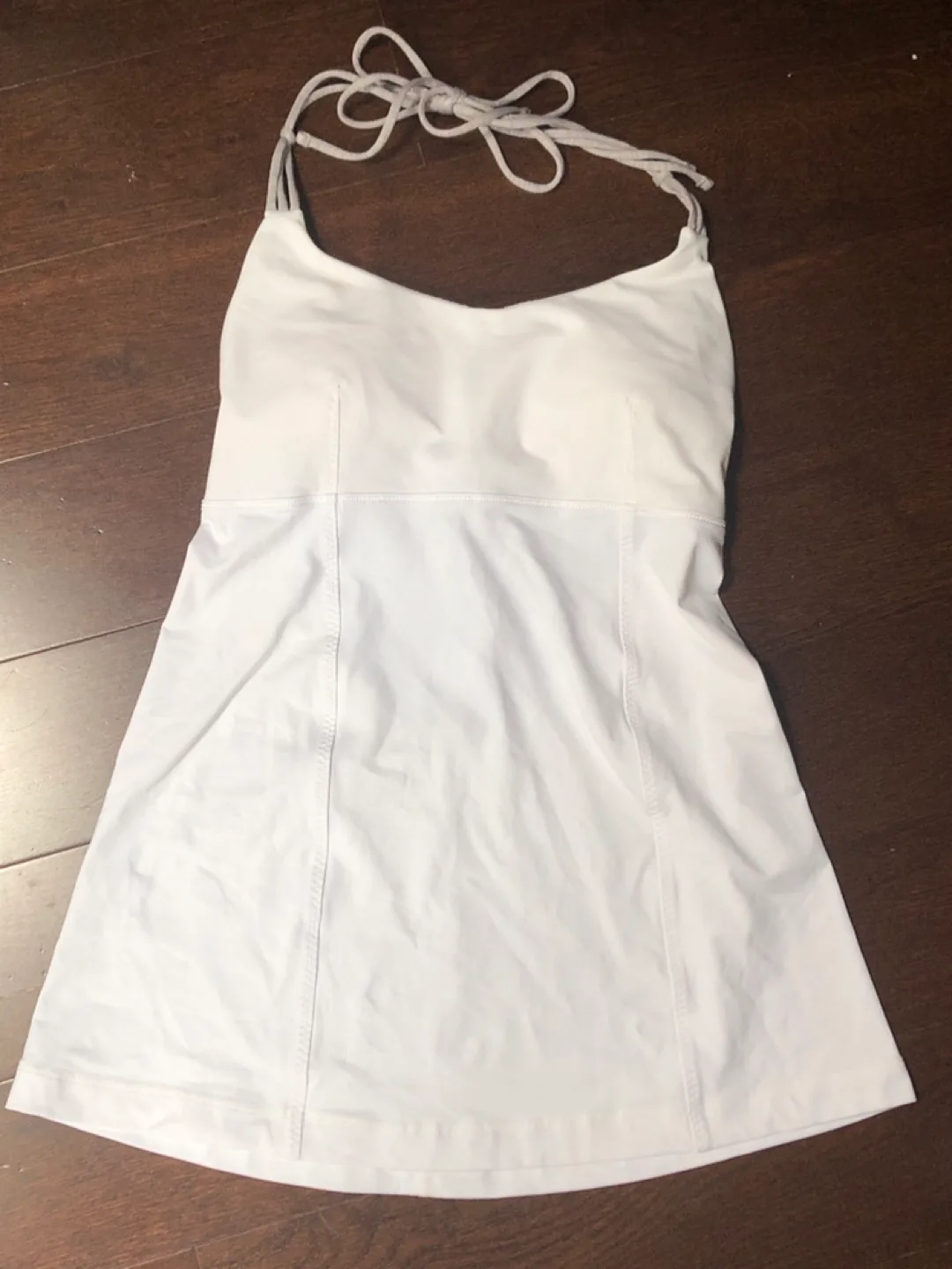 Lululemon Athletica White Halter Tank Top - Size 6 thumbnail
