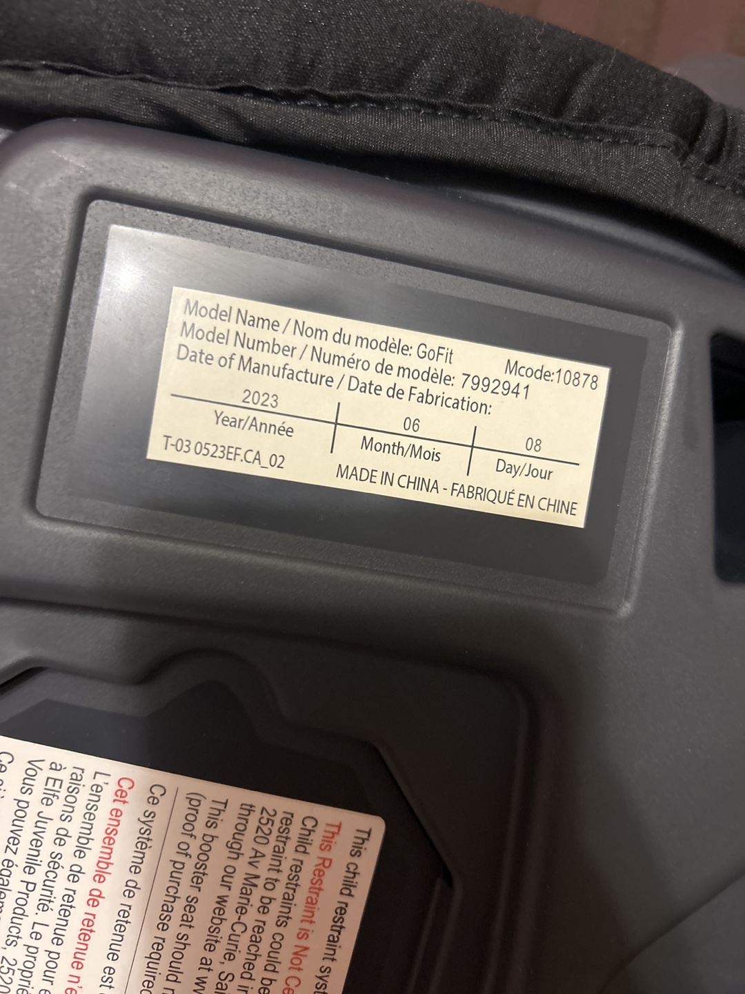 Chicco GoFit Booster Car Seat - photo 3
