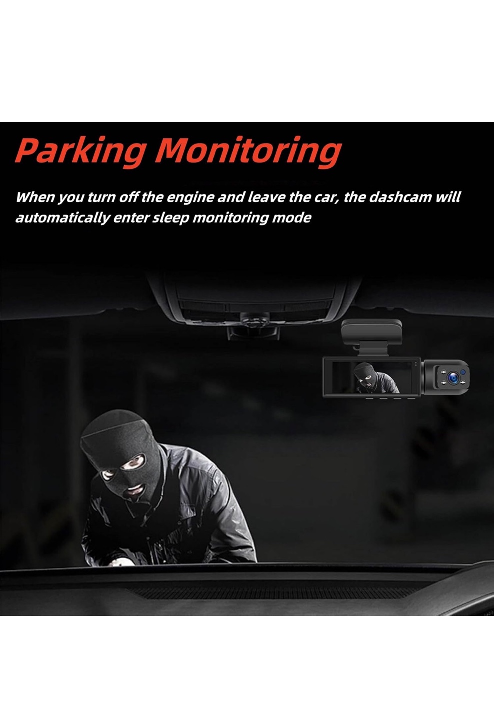 Dual Lens Dashcam with Parking Monitoring - photo 2