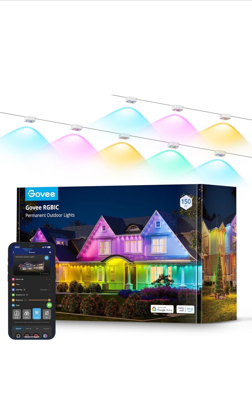 Govee RGBIC Permanent Outdoor Smart Lights