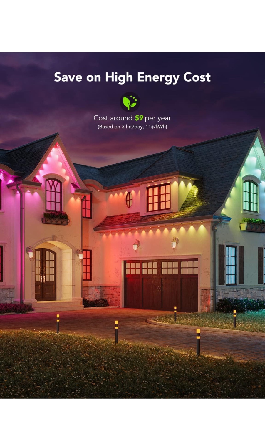 Govee RGBIC Permanent Outdoor Smart Lights - photo 3