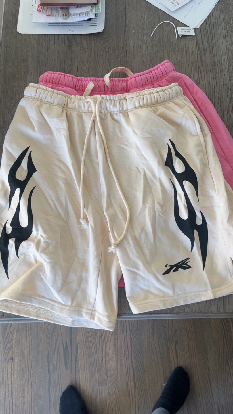 Hellstar White Shorts