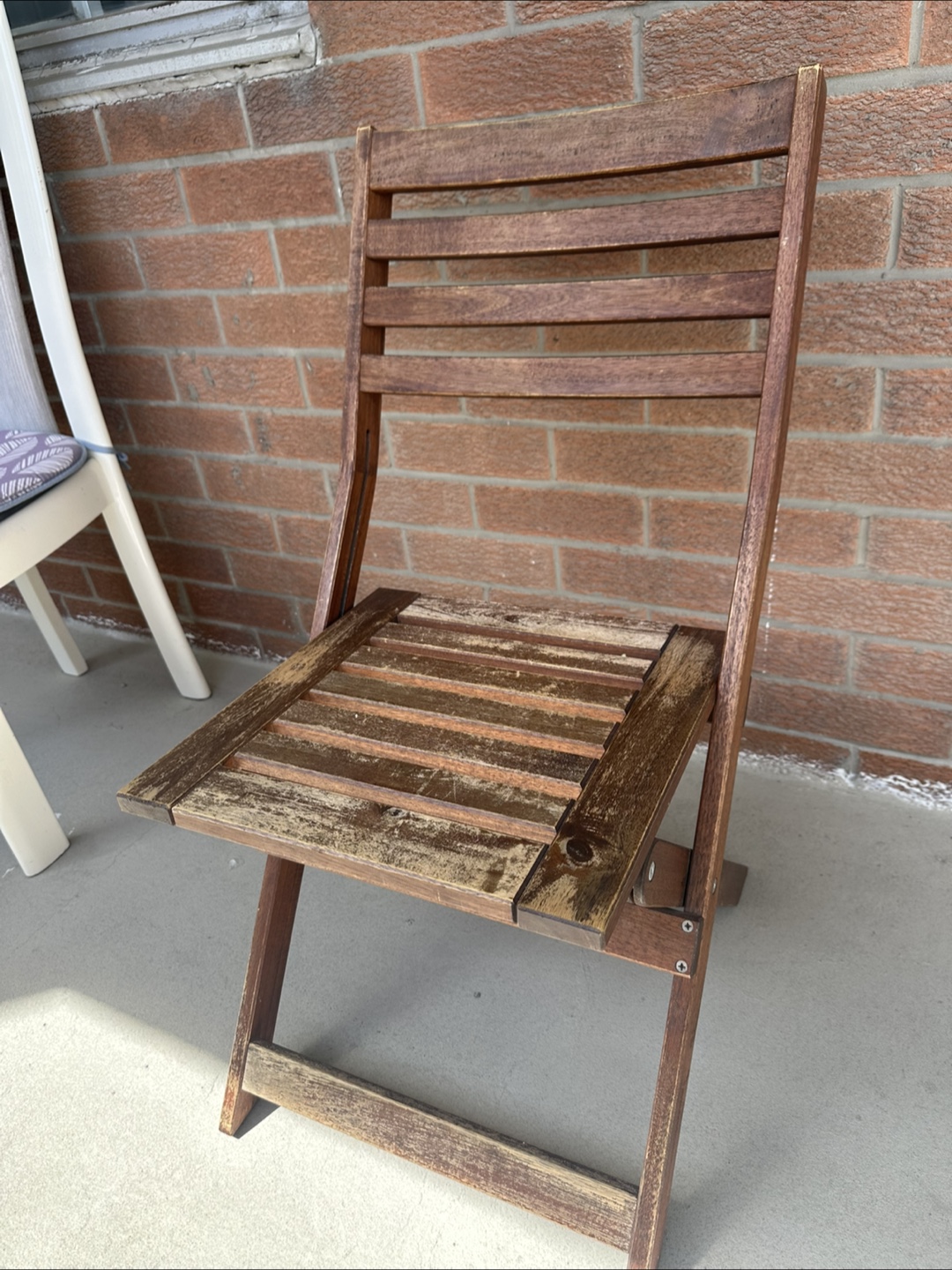🪑 Foldable Wooden Patio Chair – Compact, Cozy, and Functional! - photo 2