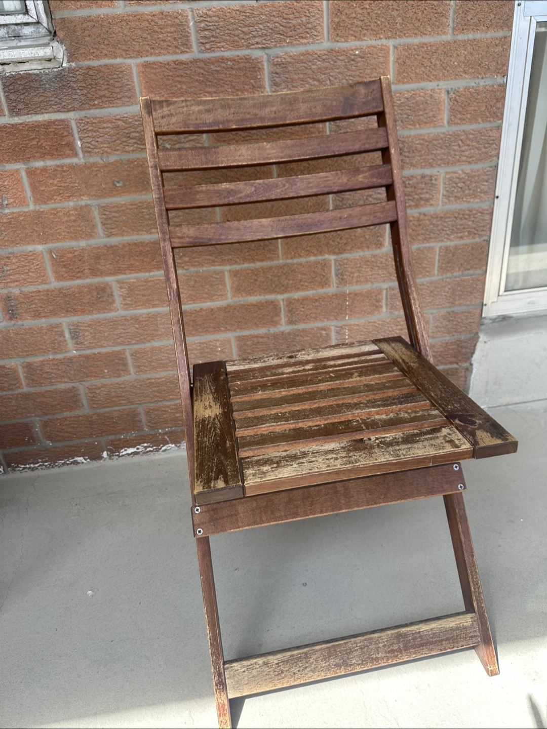 🪑 Foldable Wooden Patio Chair – Compact, Cozy, and Functional! - photo 3