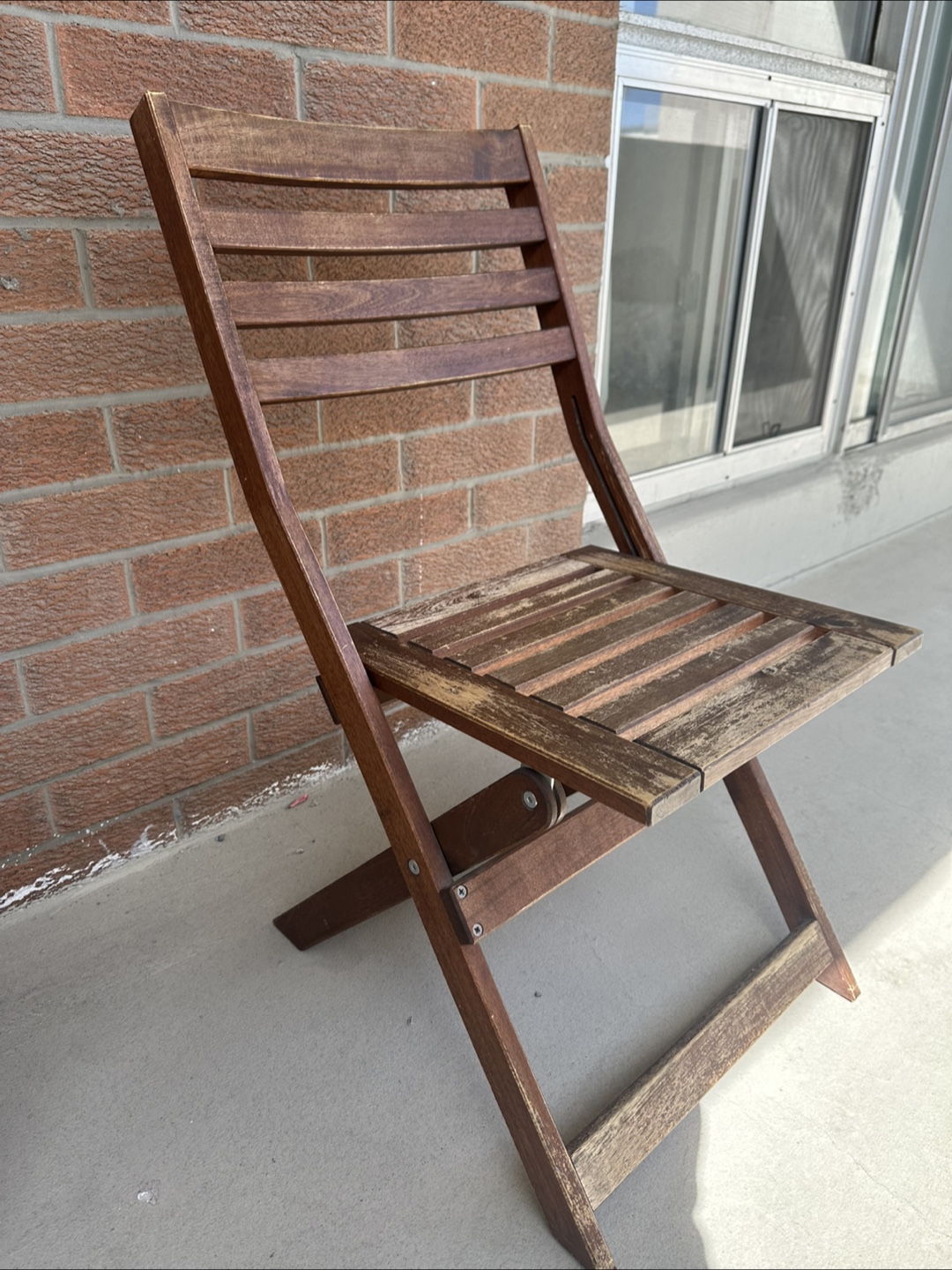 🪑 Foldable Wooden Patio Chair – Compact, Cozy, and Functional! - photo 4