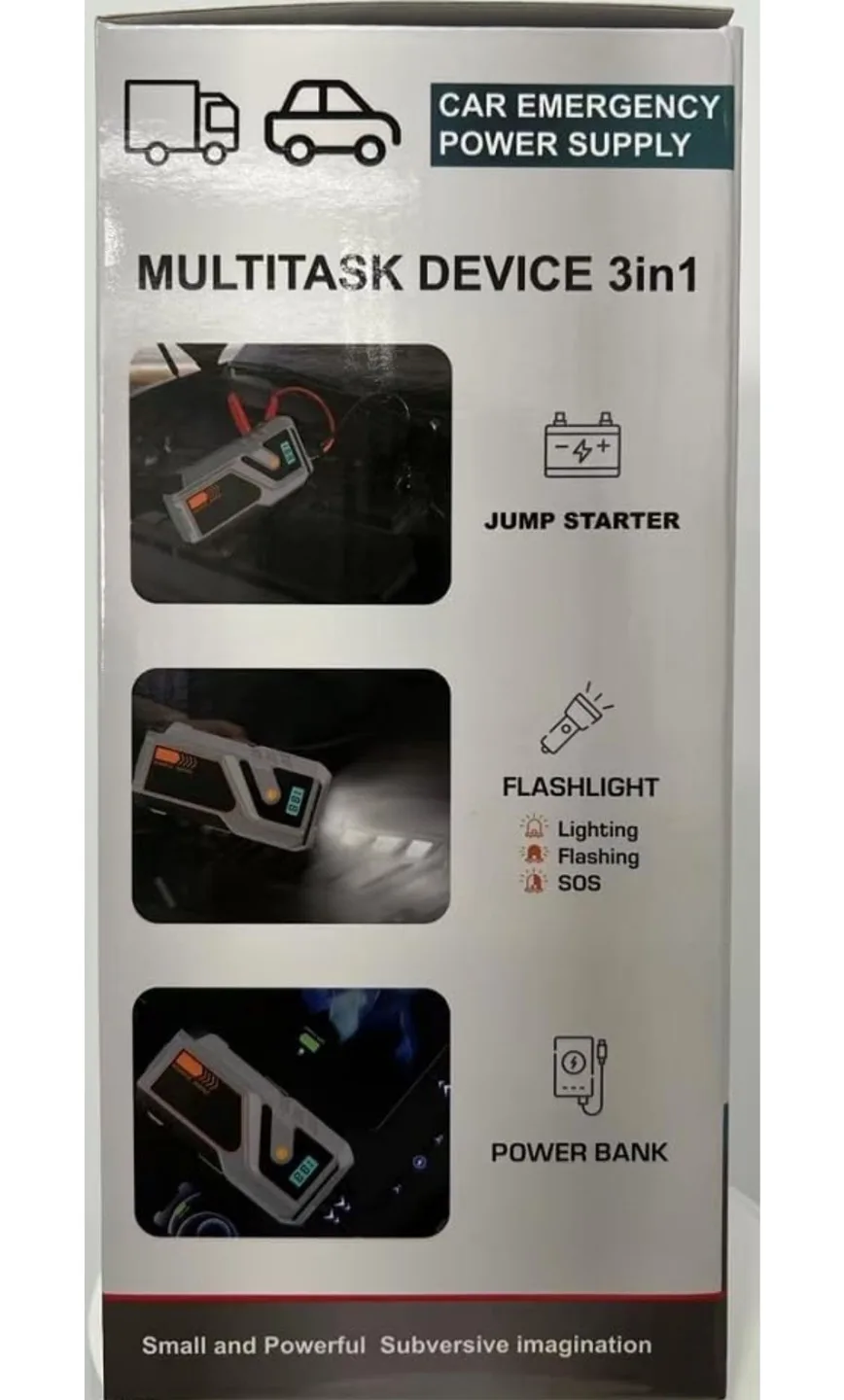 MYANTS 3-in-1 Jump Starter, Power Bank & Flashlight image indicator(4)