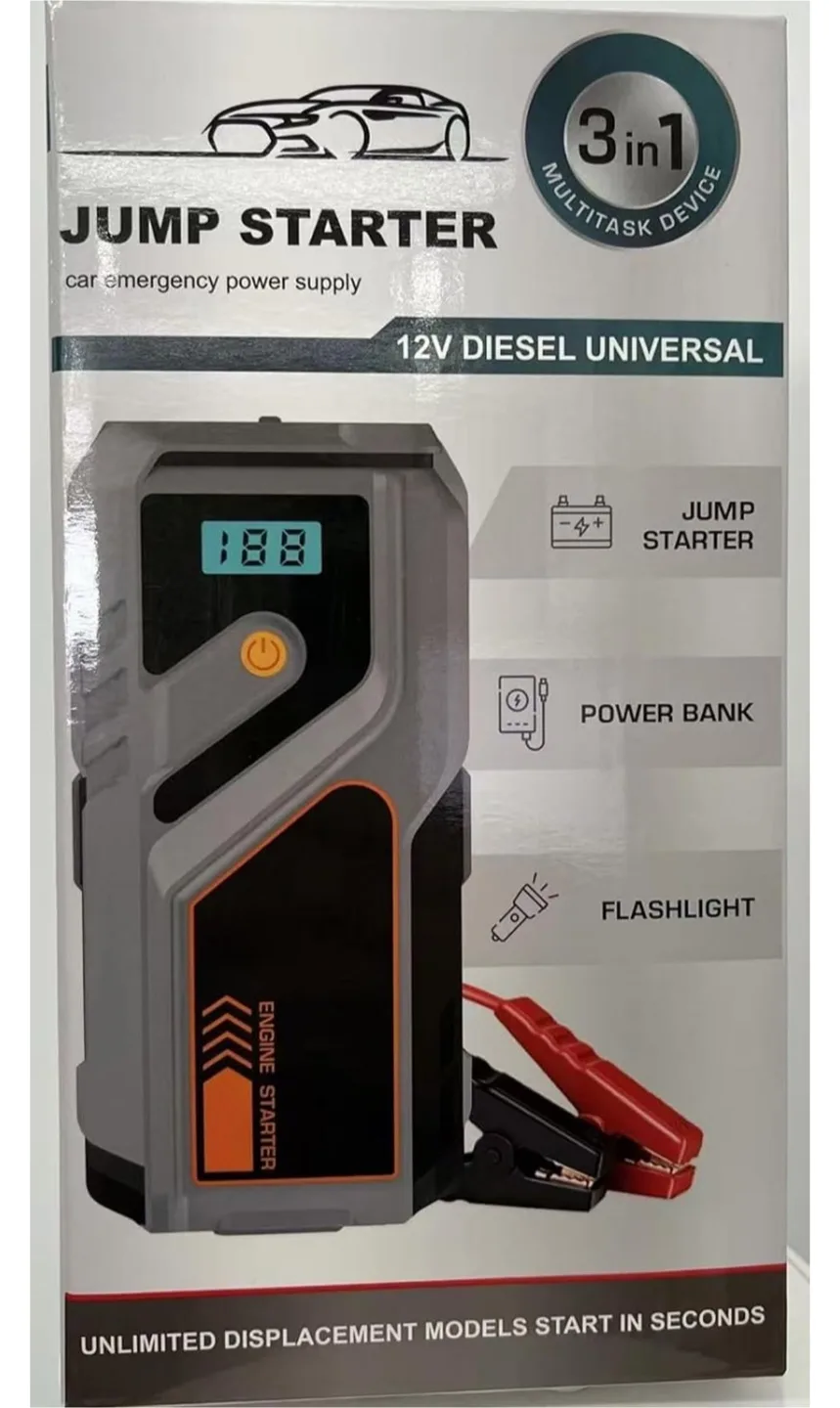 MYANTS 3-in-1 Jump Starter, Power Bank & Flashlight image indicator(3)