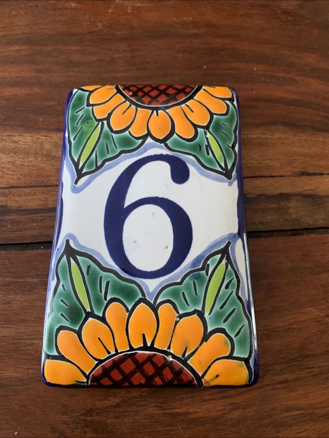 Mexican Talavera Tile number image indicator(2)