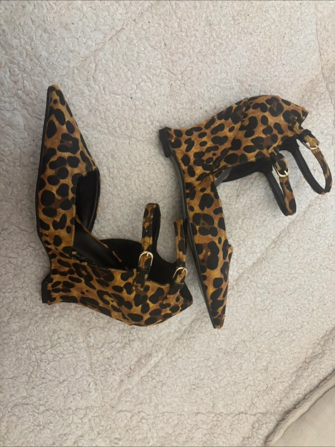 Leopard Print Wedge Heels thumbnail