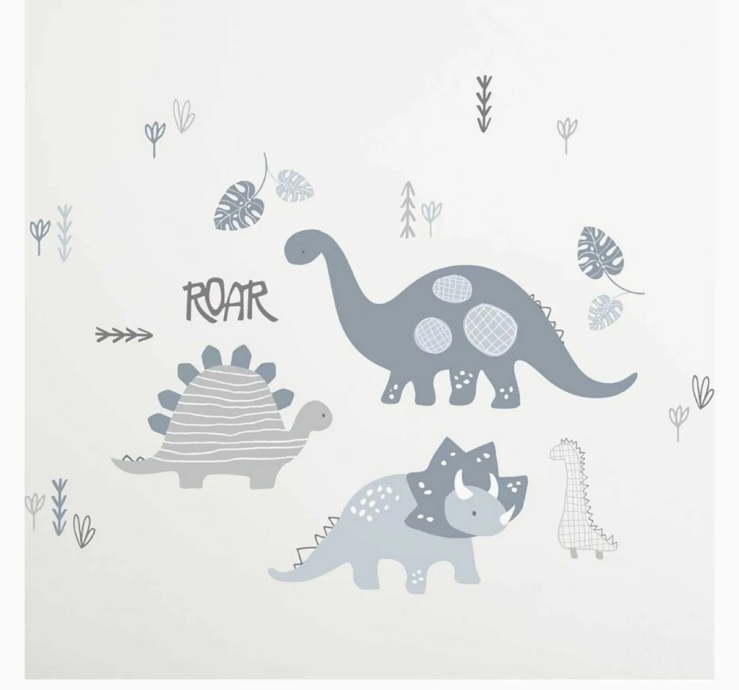 BNIP Baby Dinosaur Wall Decals thumbnail