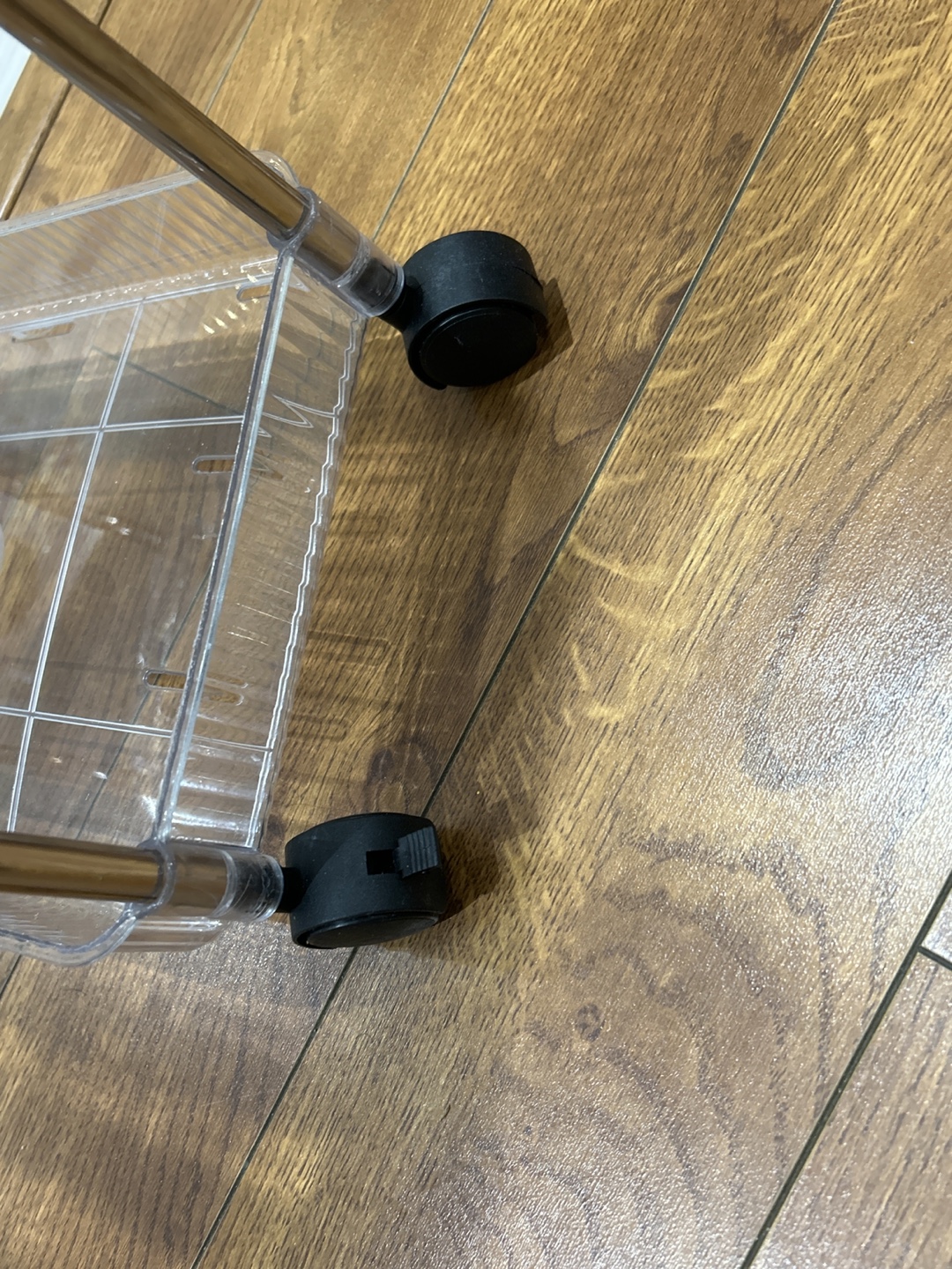 Rolling 4-Tier Storage Cart with Clear Bins - photo 5