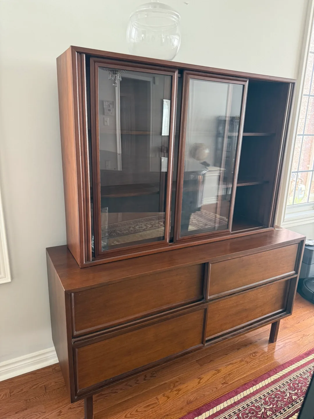 Mid-Century Modern Buffet and Hutch thumbnail