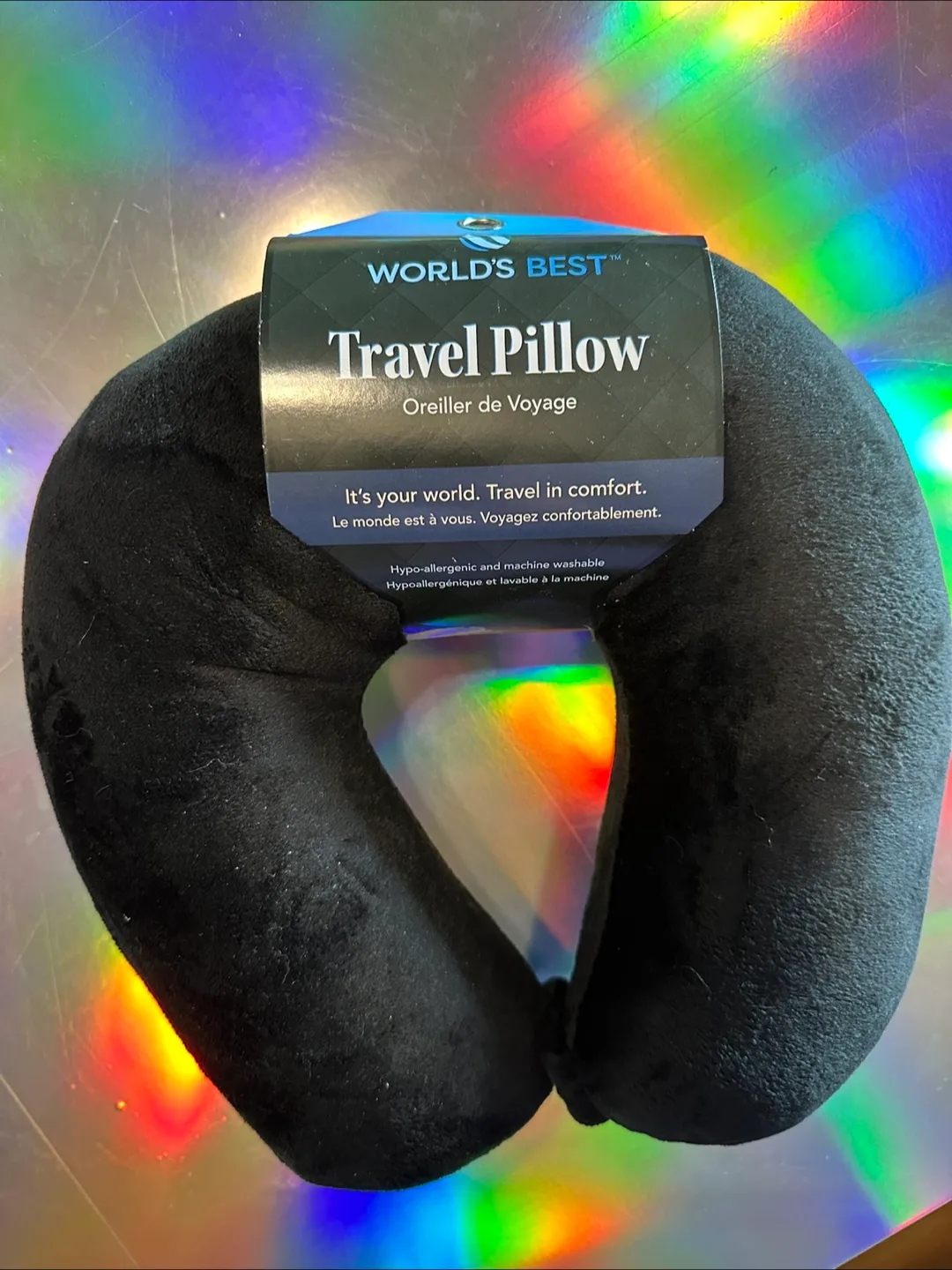 🧡World's Best Travel Pillow - Black thumbnail