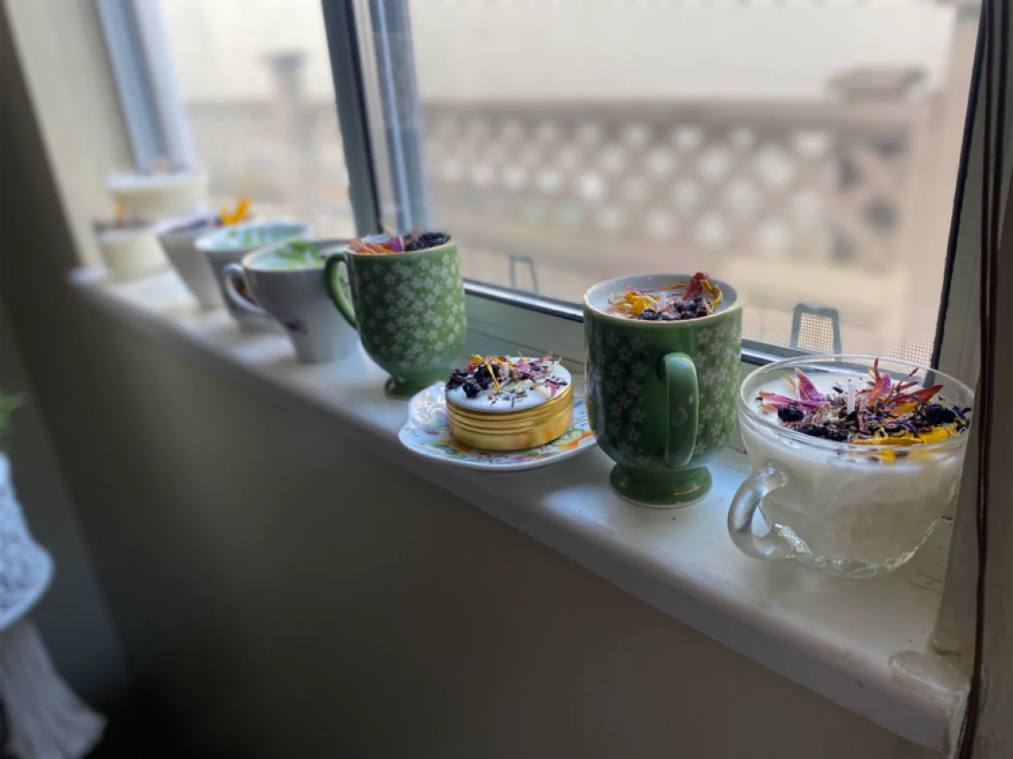 Unique Teacup Candles & Plants-  Various Designs image indicator(4)