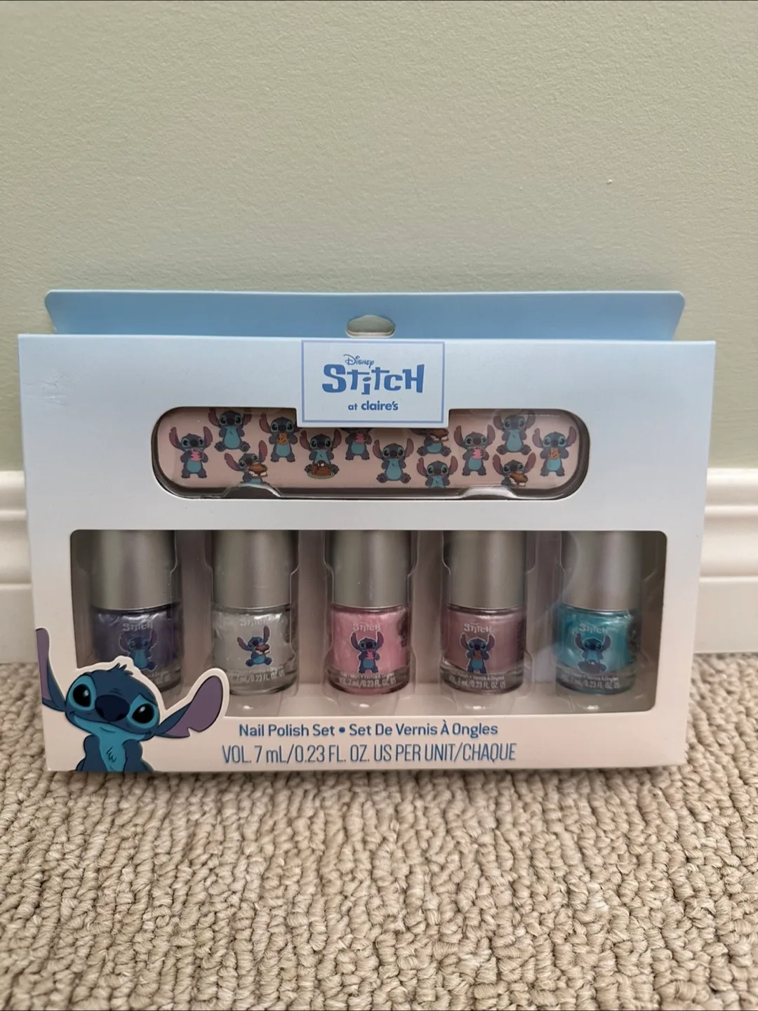 Disney Stitch Nail Polish Set from Claire's thumbnail