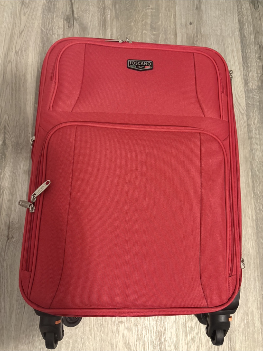 Toscano Italy Red Carry-On Suitcase