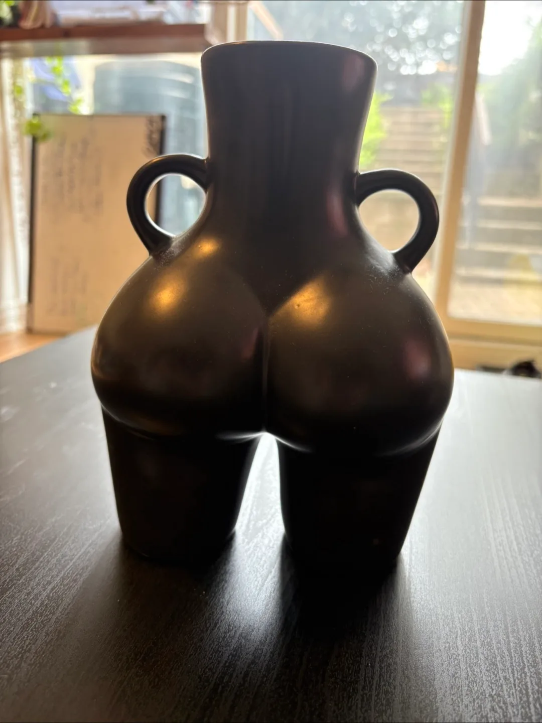 Bold Black Ceramic Body Vase – Make Your Shelf Blush image indicator(3)