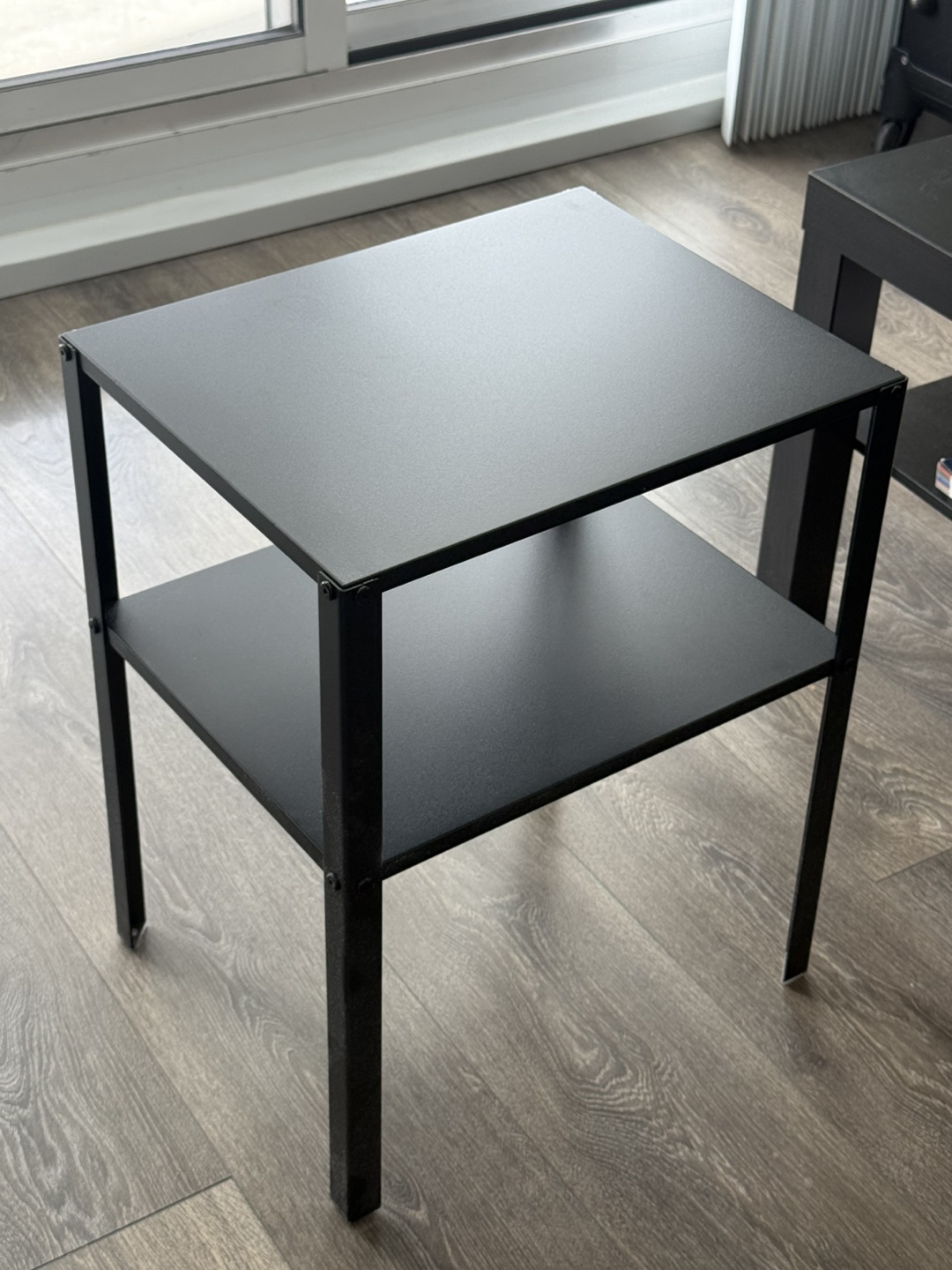 Ikea black nightstand