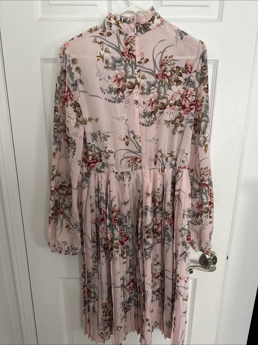 Floral Pleated Midi Dress - photo 3