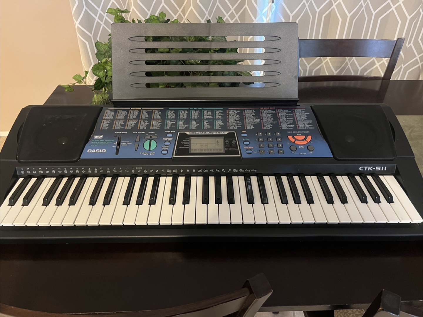 Casio CTK-511 Keyboard with 100 Song Bank