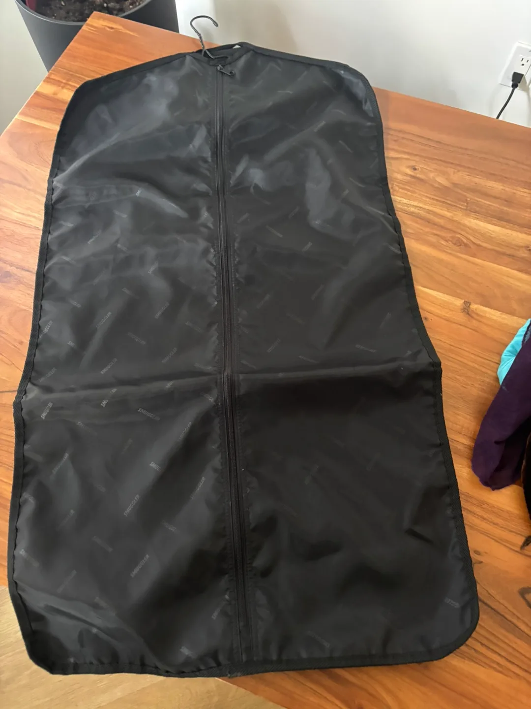 Black Garment Bag with Zipper thumbnail