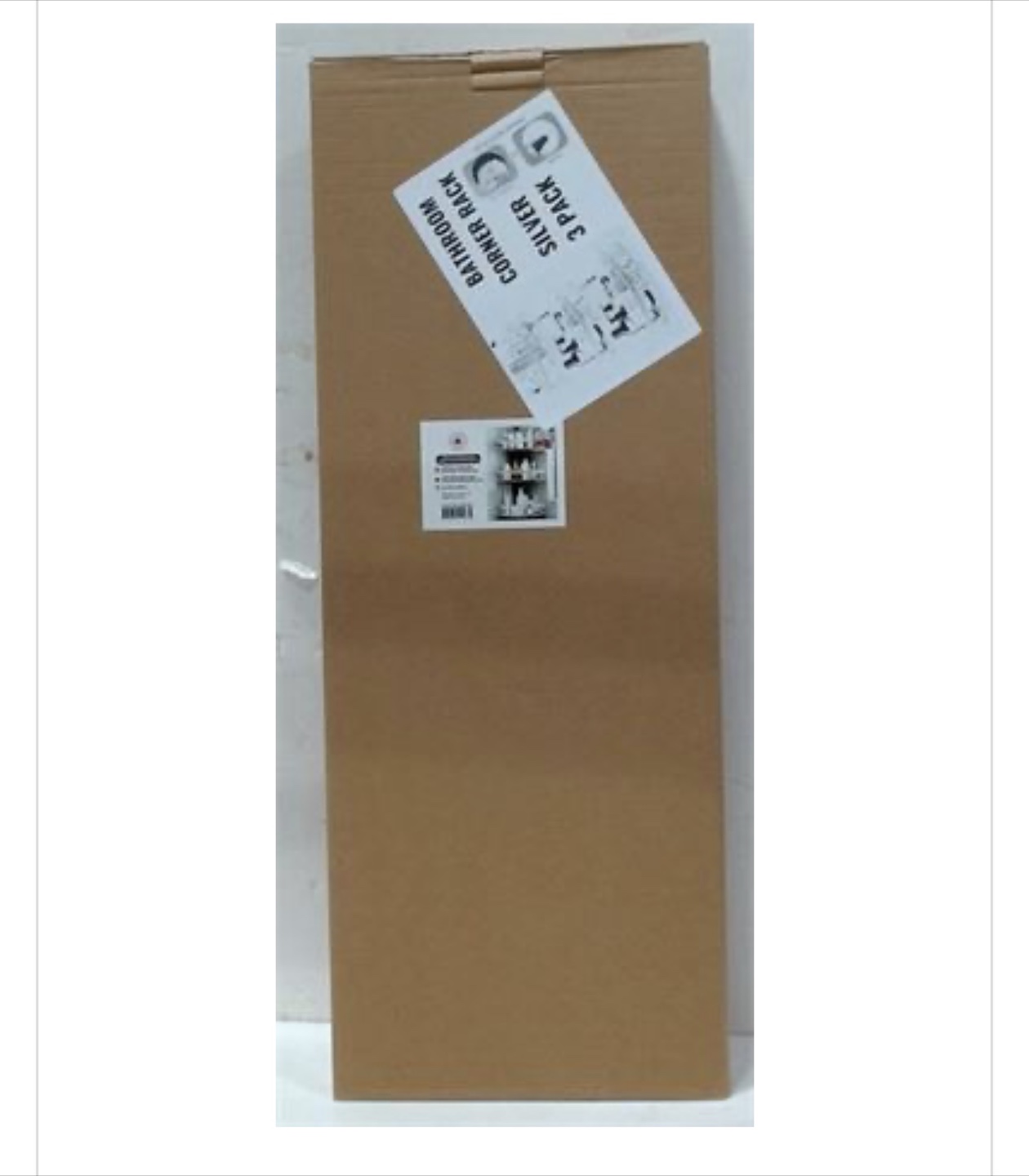 Thunderbay-GBSE Metal Stainless Steel 3 Shelf Shower Caddy Silve - photo 3