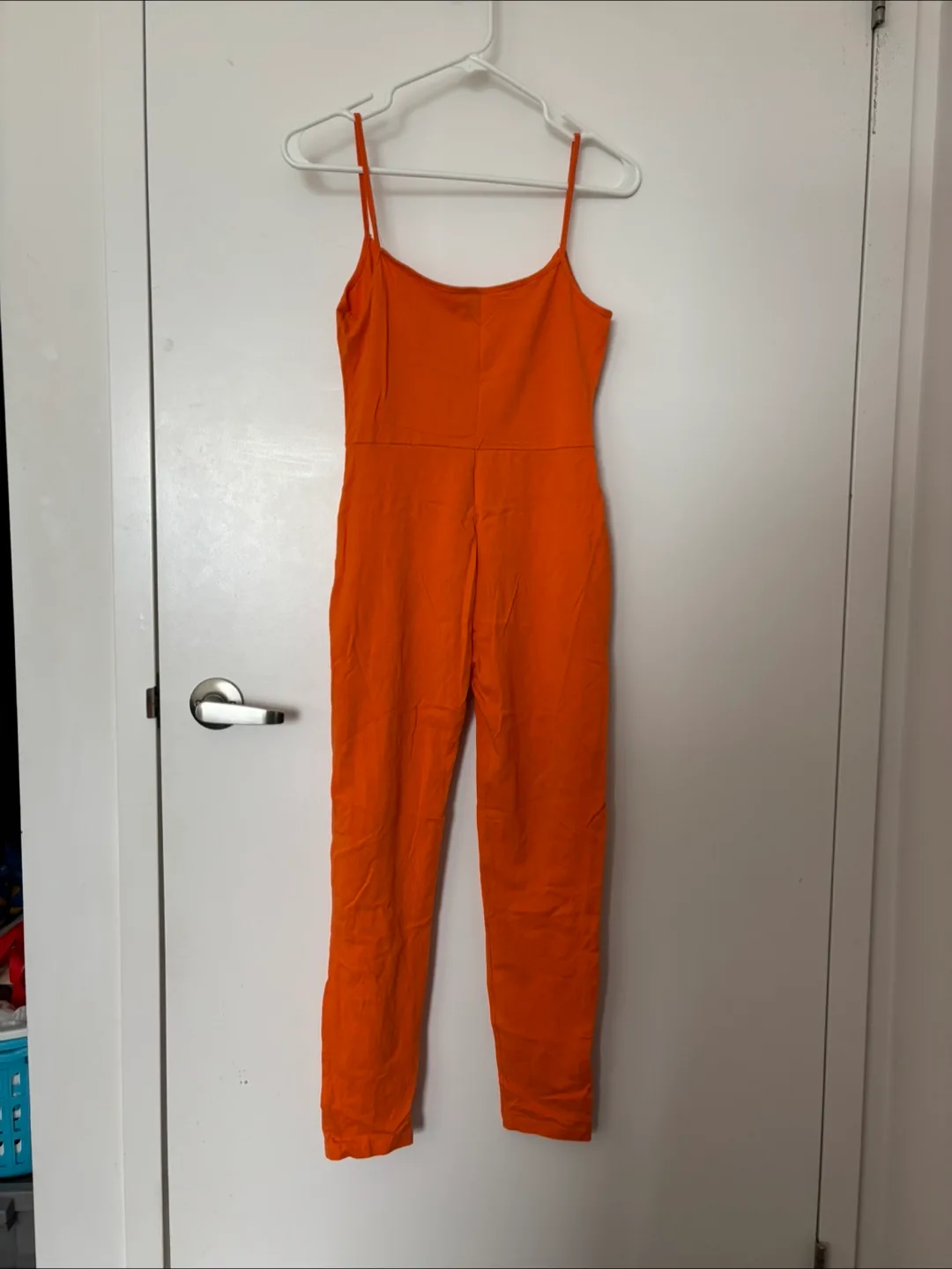 SHEIN Orange Fitted Jumpsuit thumbnail