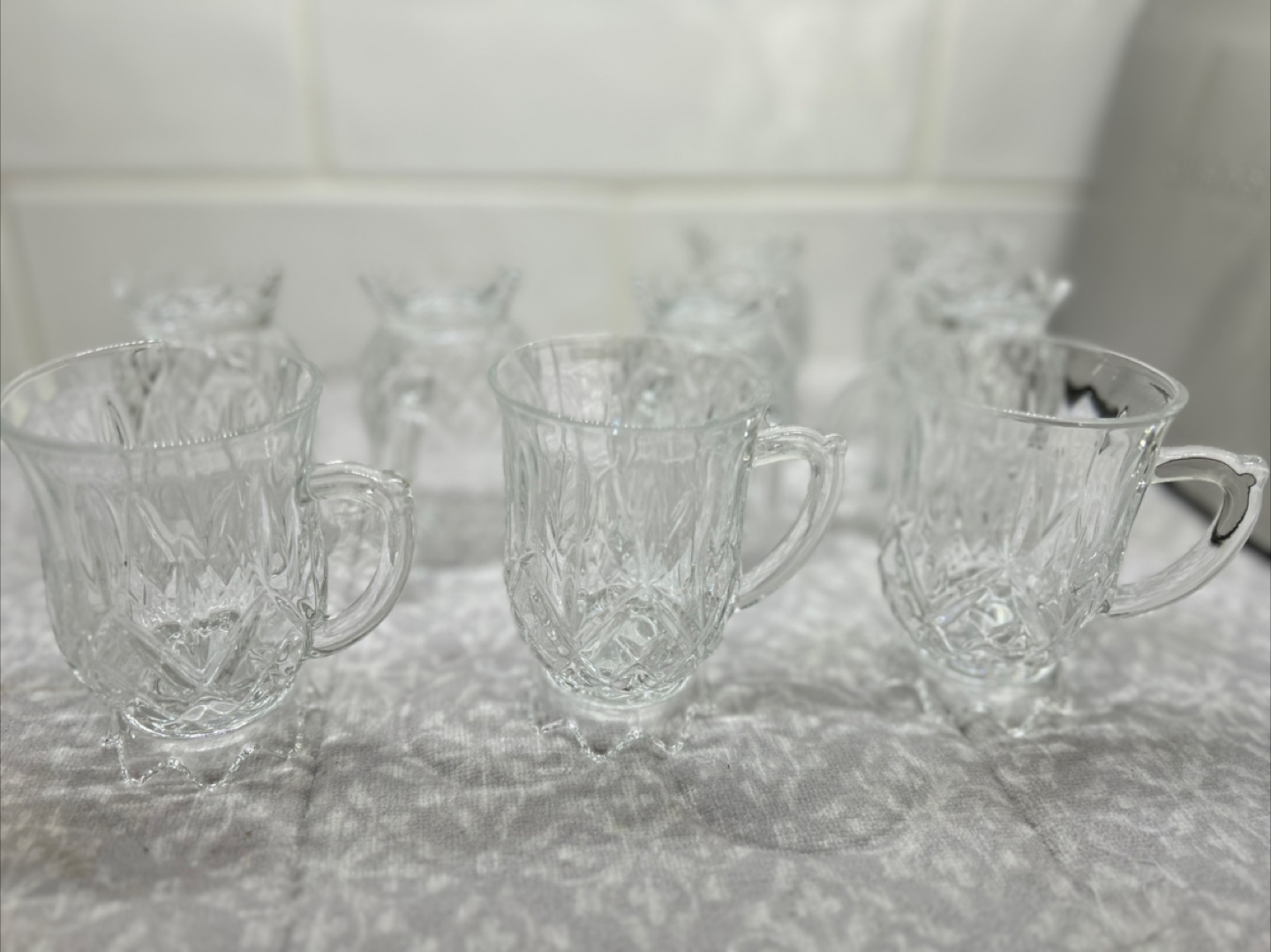 Set of 10 Crystal Coffee Cups - photo 2
