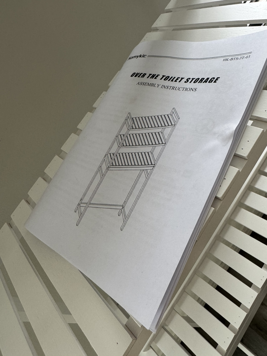 Over the Toilet Storage Shelf - White - photo 2