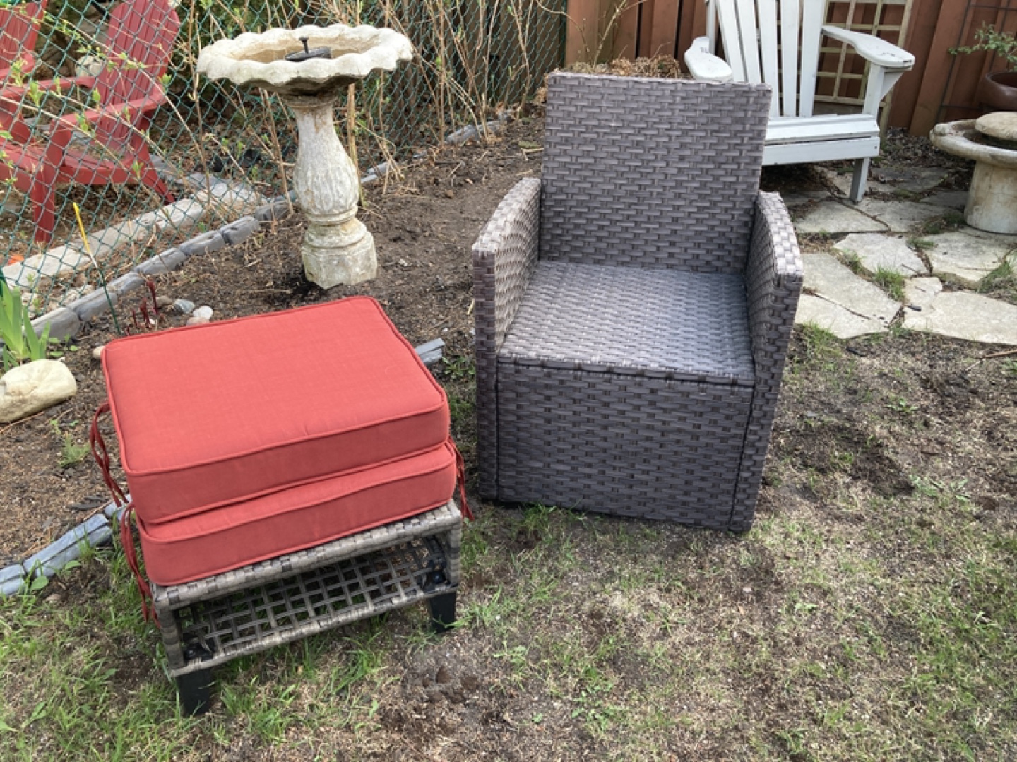 Patio Chair and Side Table Set - photo 2