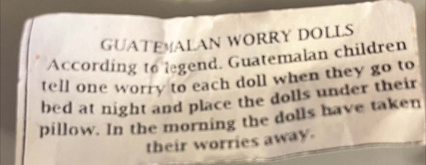 Set of Guatemalan Worry Dolls - photo 2