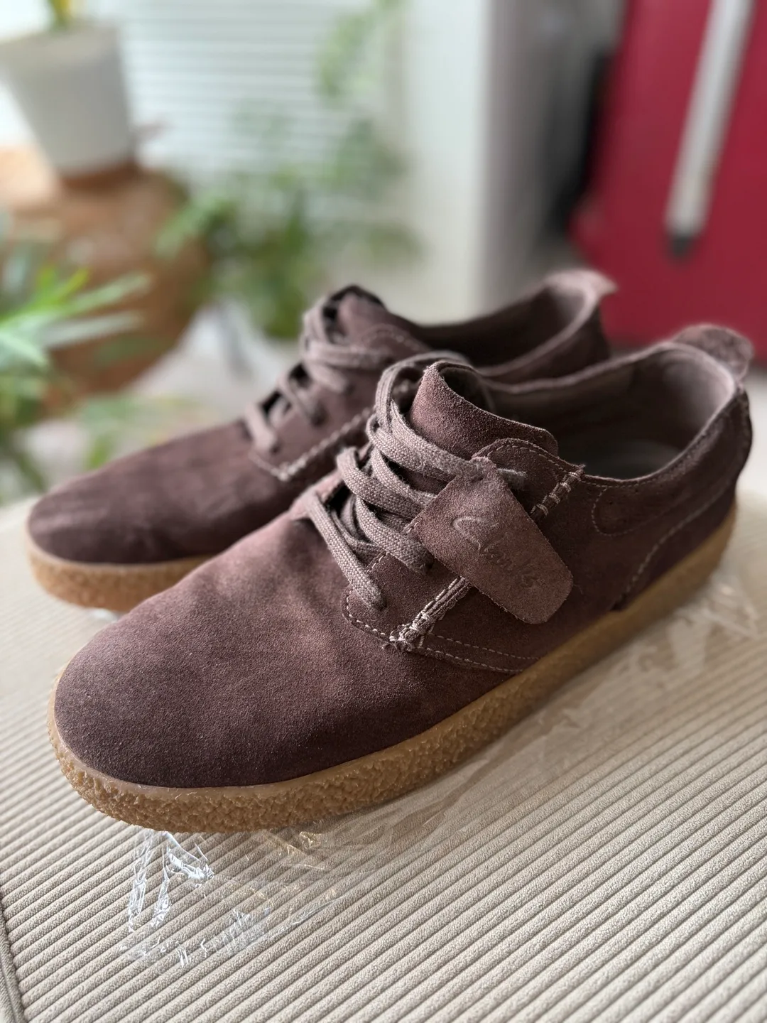 Clark’s - Brown Suede  Shoes thumbnail