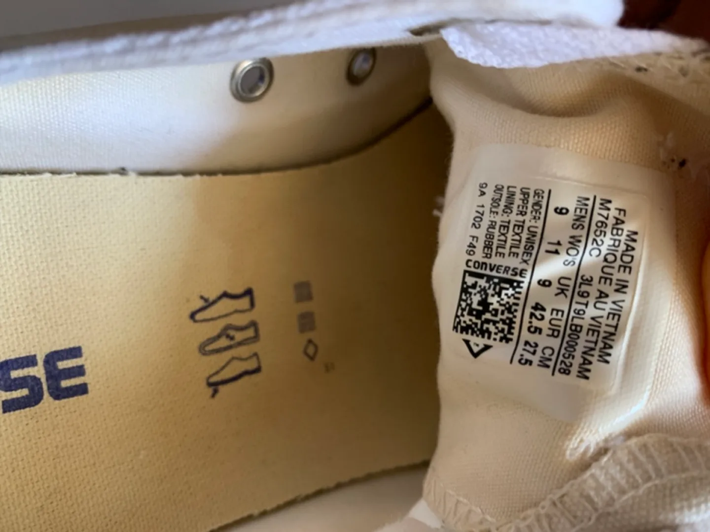 Converse All Star Low Top Sneakers - White - Size 9 image indicator(5)