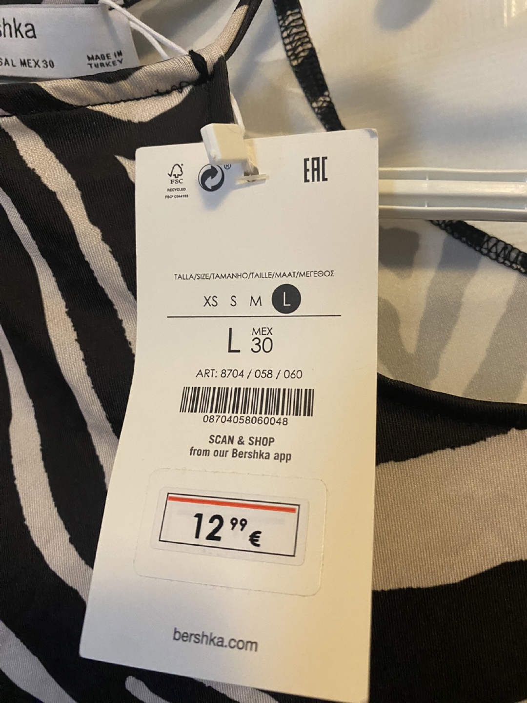 Bershka One-Shoulder  Crop Top - photo 2