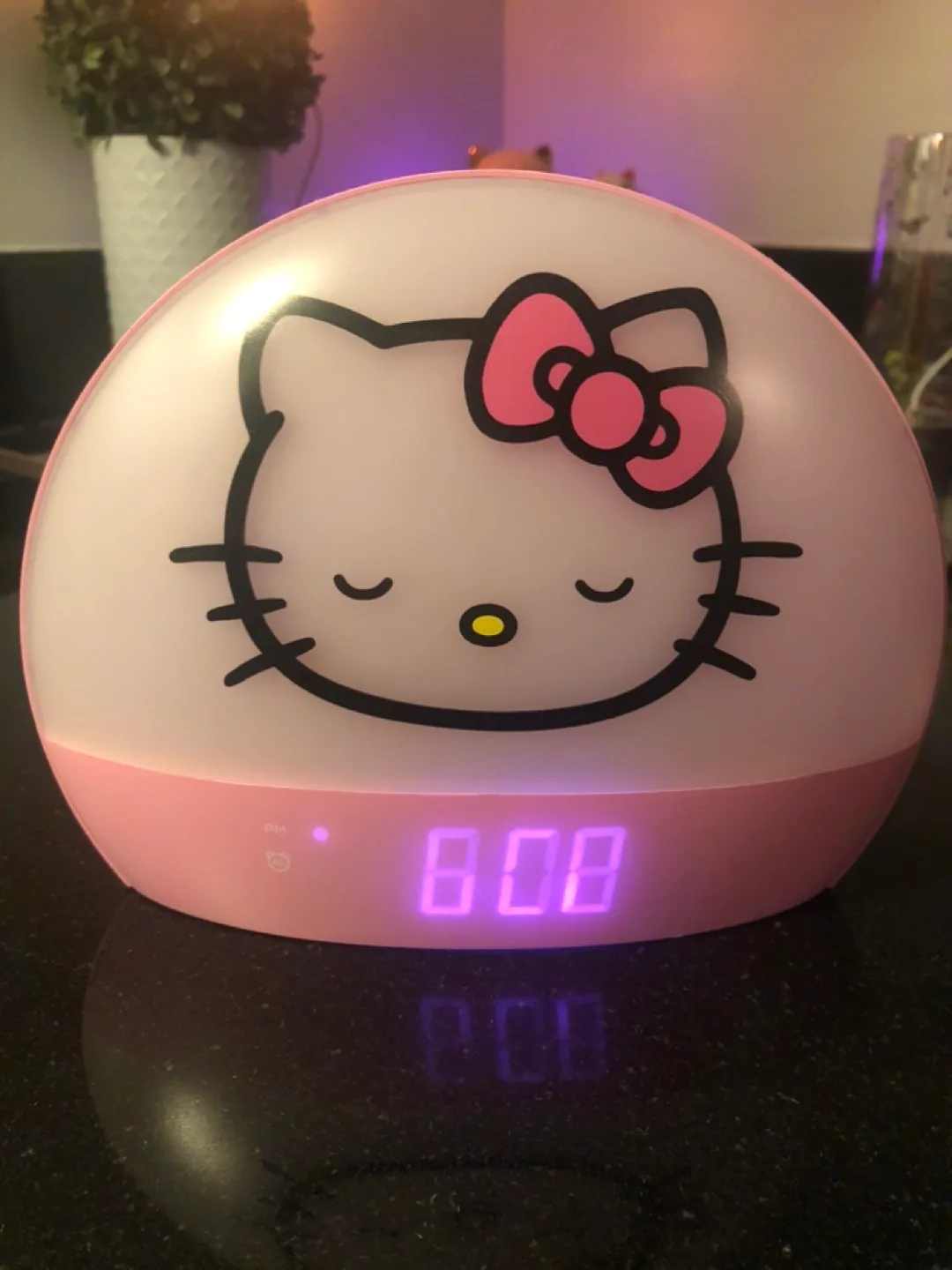 Hello Kitty Alarm Clock with changing alarm clock/light setting thumbnail