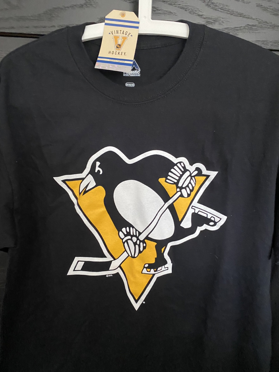 Vintage Majestic Lemieux #66 Pittsburgh Penguins T-Shirt