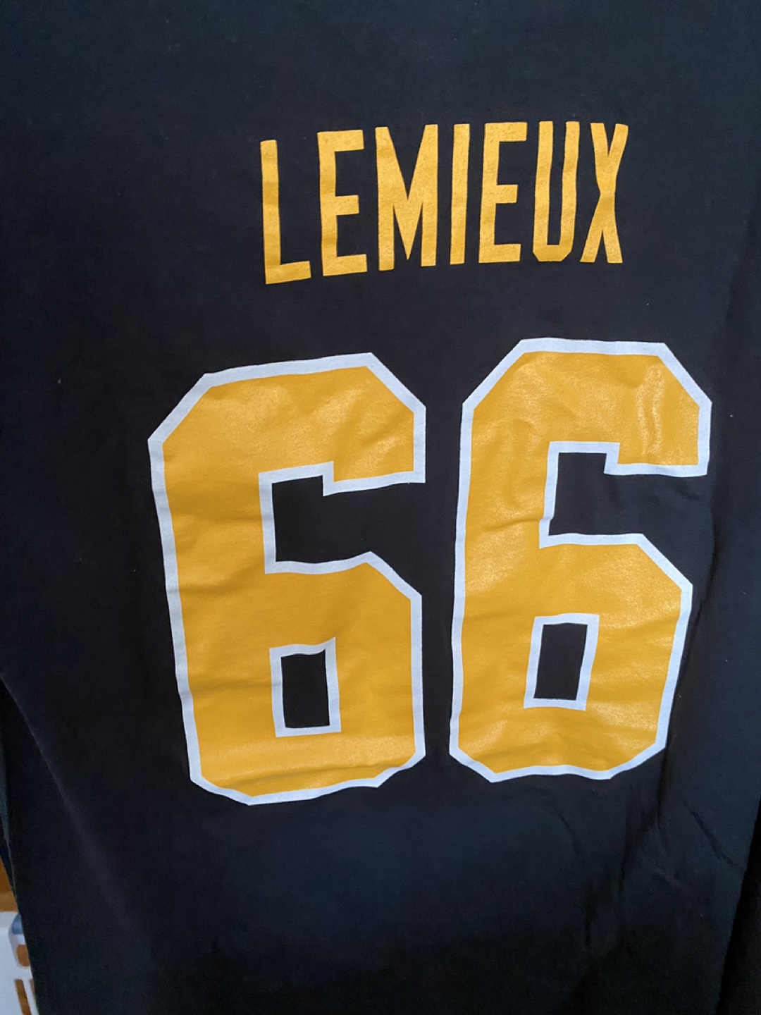 Vintage Majestic Lemieux #66 Pittsburgh Penguins T-Shirt - photo 3