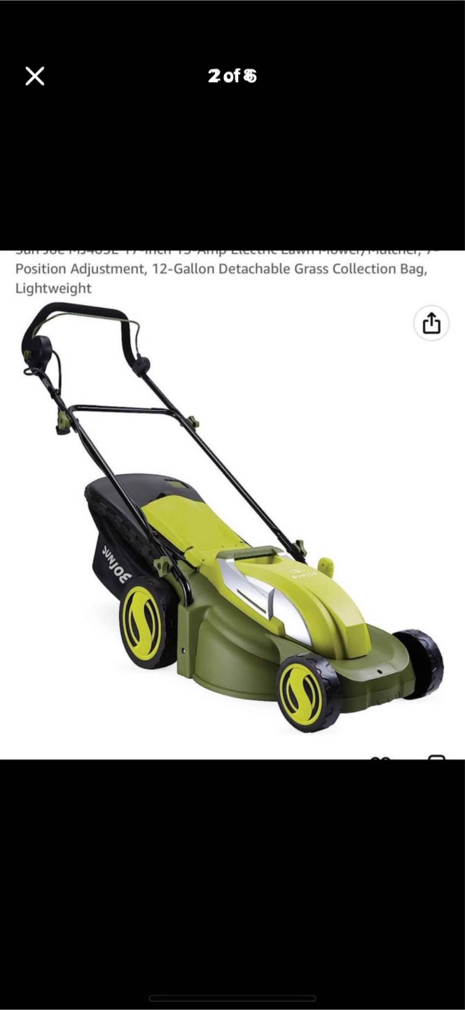 Brand new Sun Joe lawn mower - photo 3