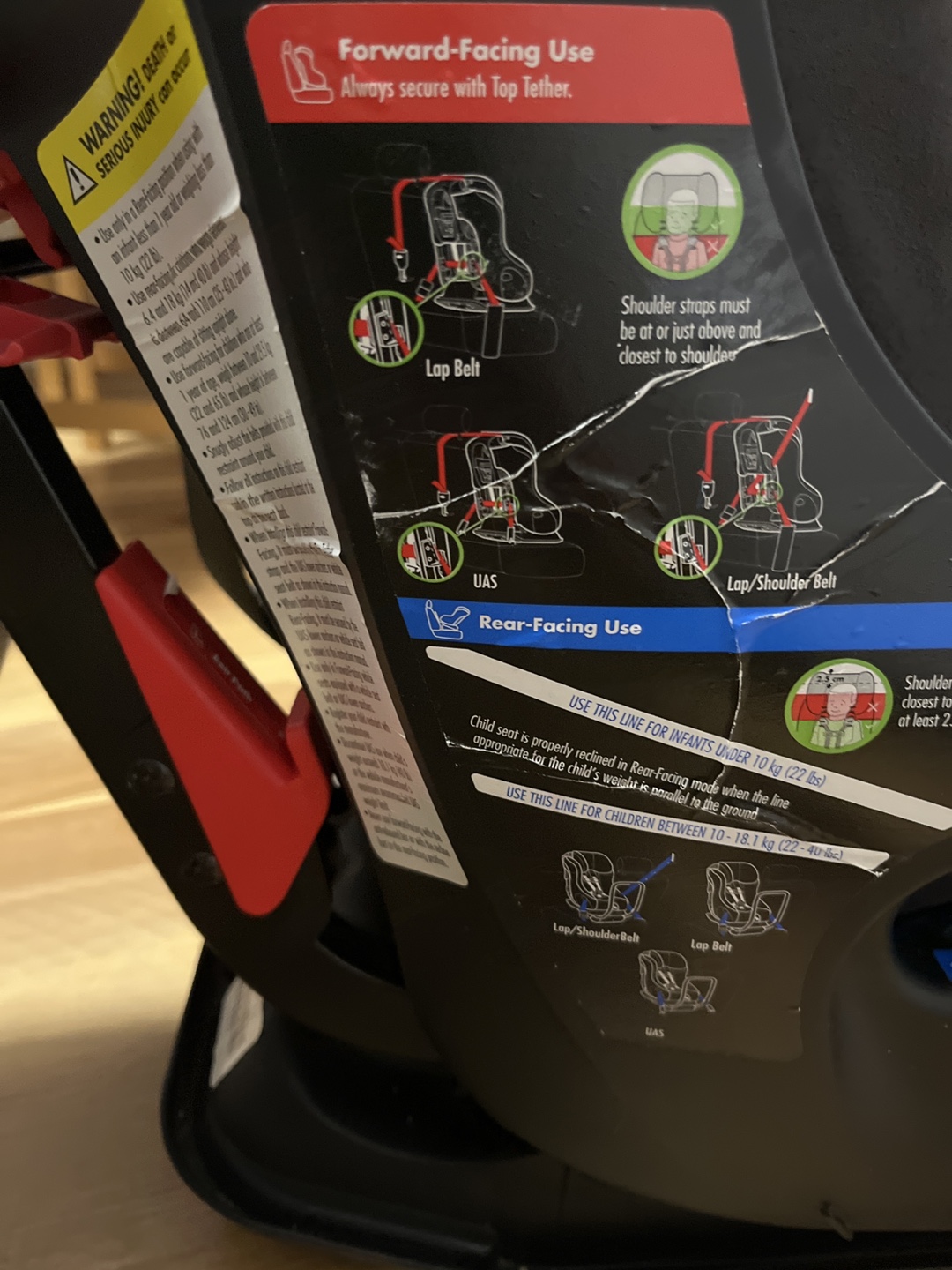 Used car seat. - photo 3