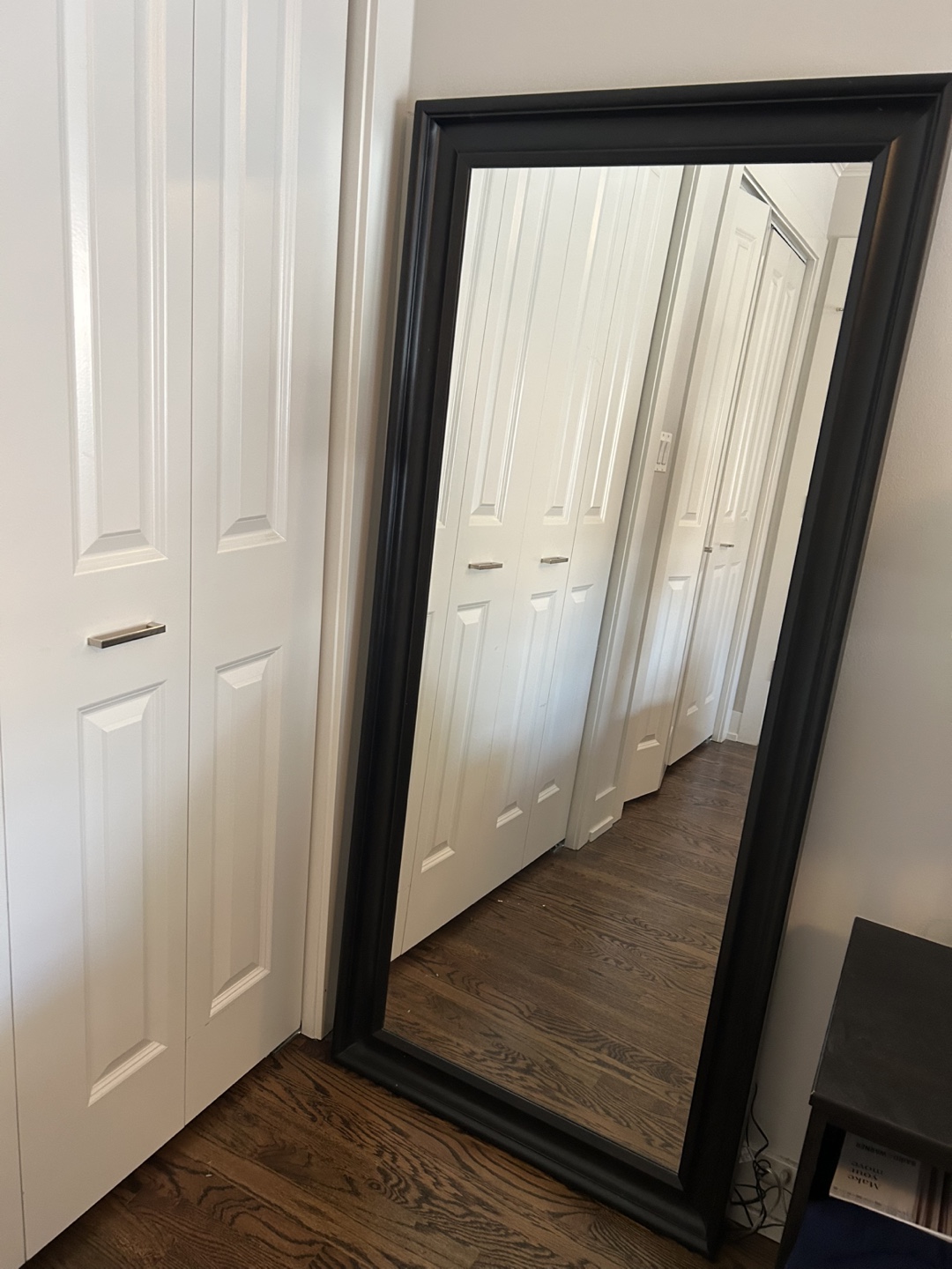 Full Length Black Frame Mirror