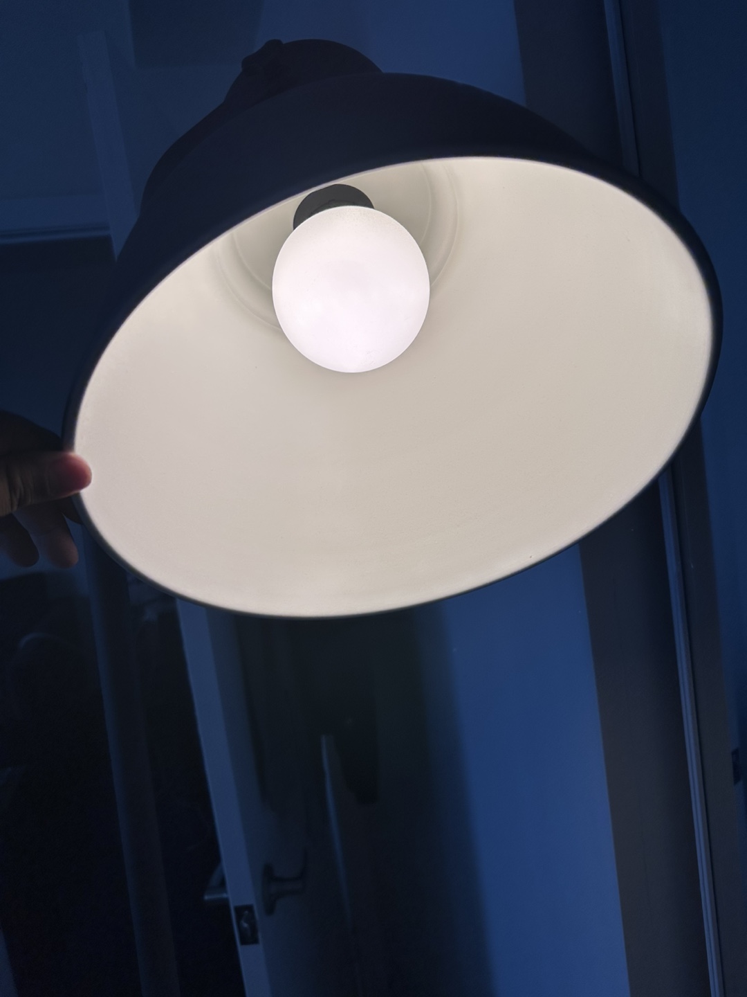 IKEA Dark Grey Adjustable Floor Lamp - Extra Light bulb included - photo 3