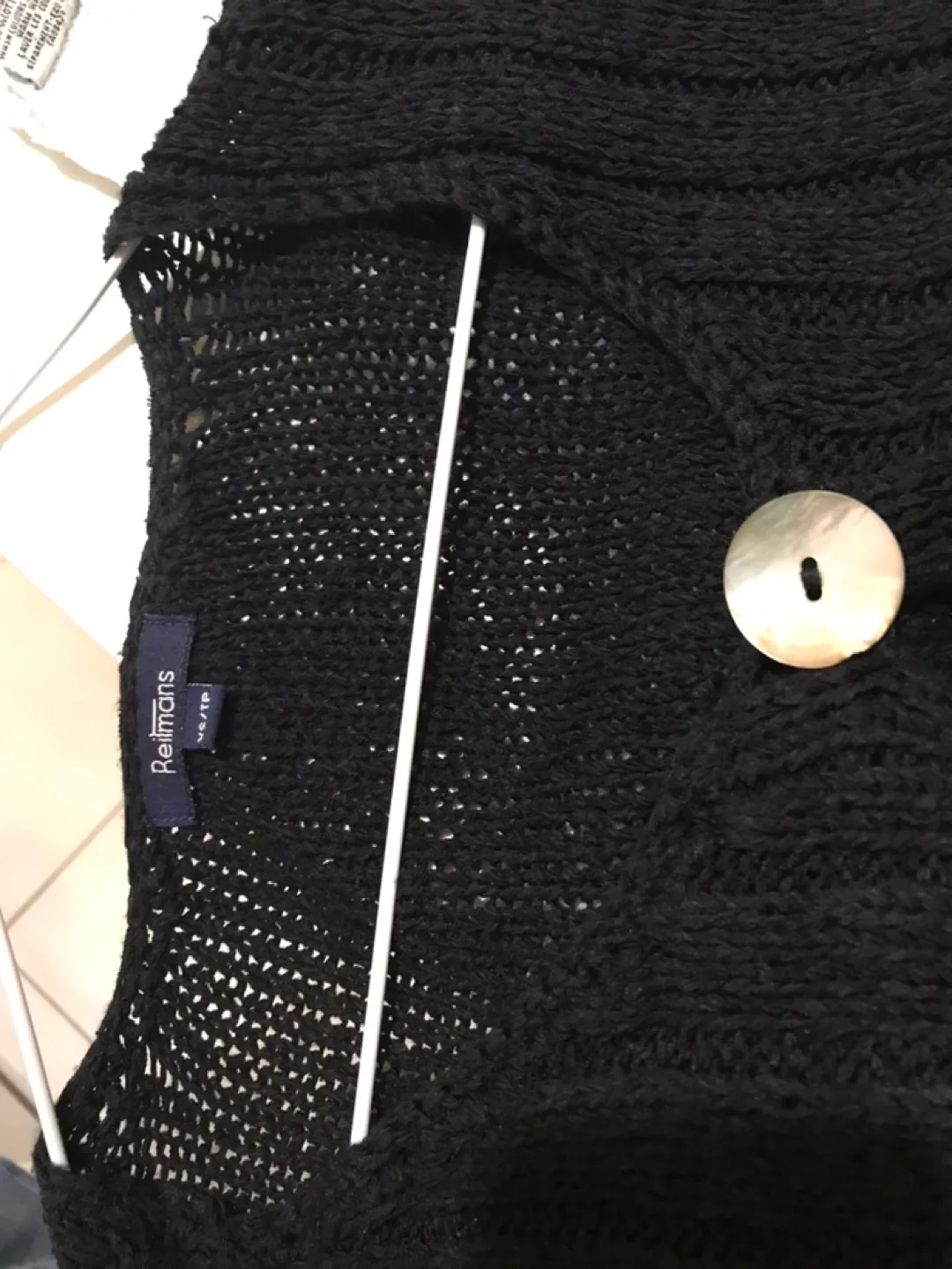 Reitmans Black Knit Cardigan image indicator(3)