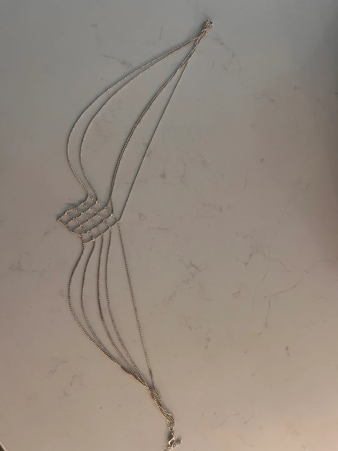 Silver Multi-Strand necklace thumbnail