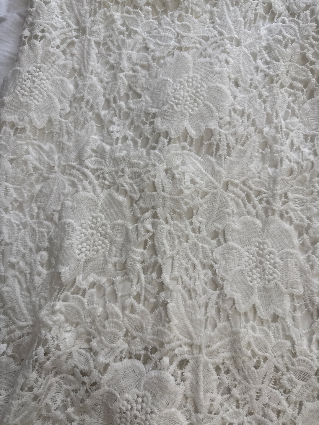 White Lace Midi Dress - photo 2