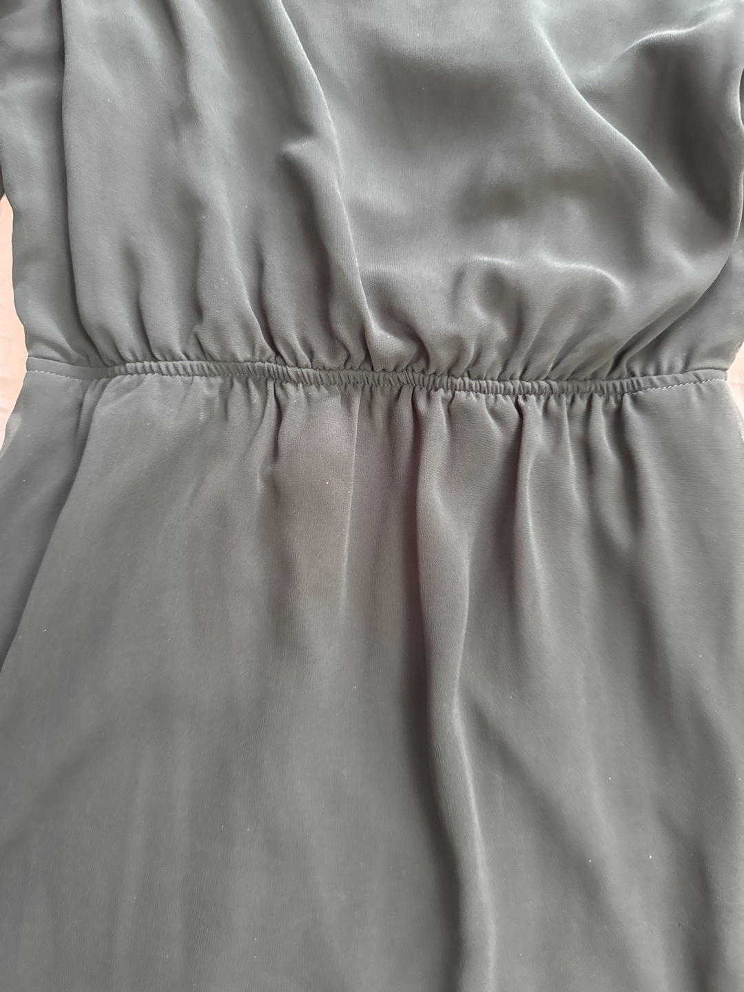 Emerald Green Mini Dress with 3/4 Sleeves - photo 3