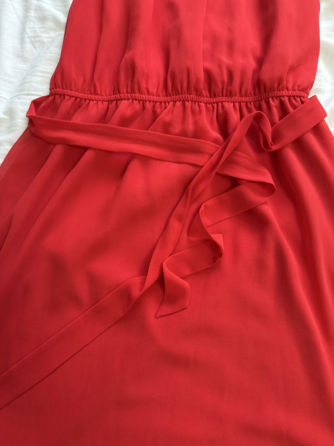 Red Halter Neck Mini Dress - photo 2