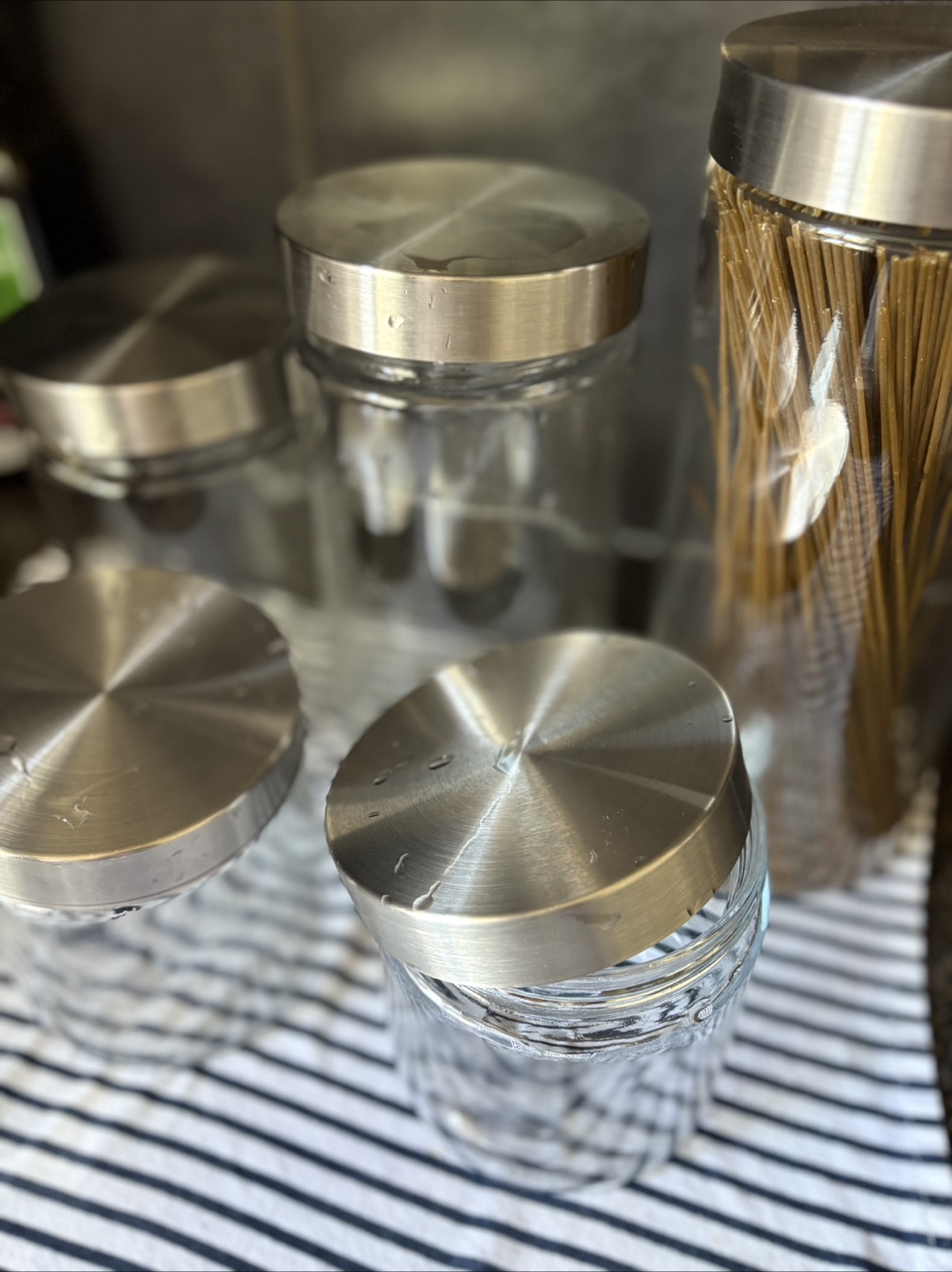 Glass storage jars - photo 3