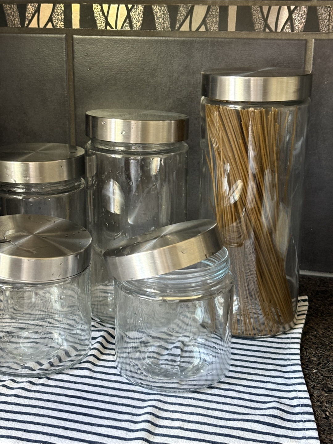 Glass storage jars - photo 2
