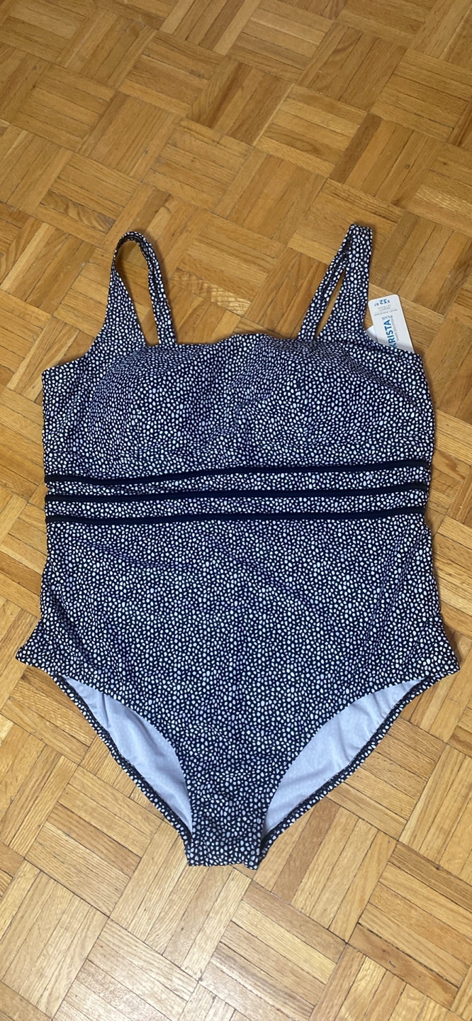 New Women's Plus Size One-Piece Swimsuit - Size 24WD