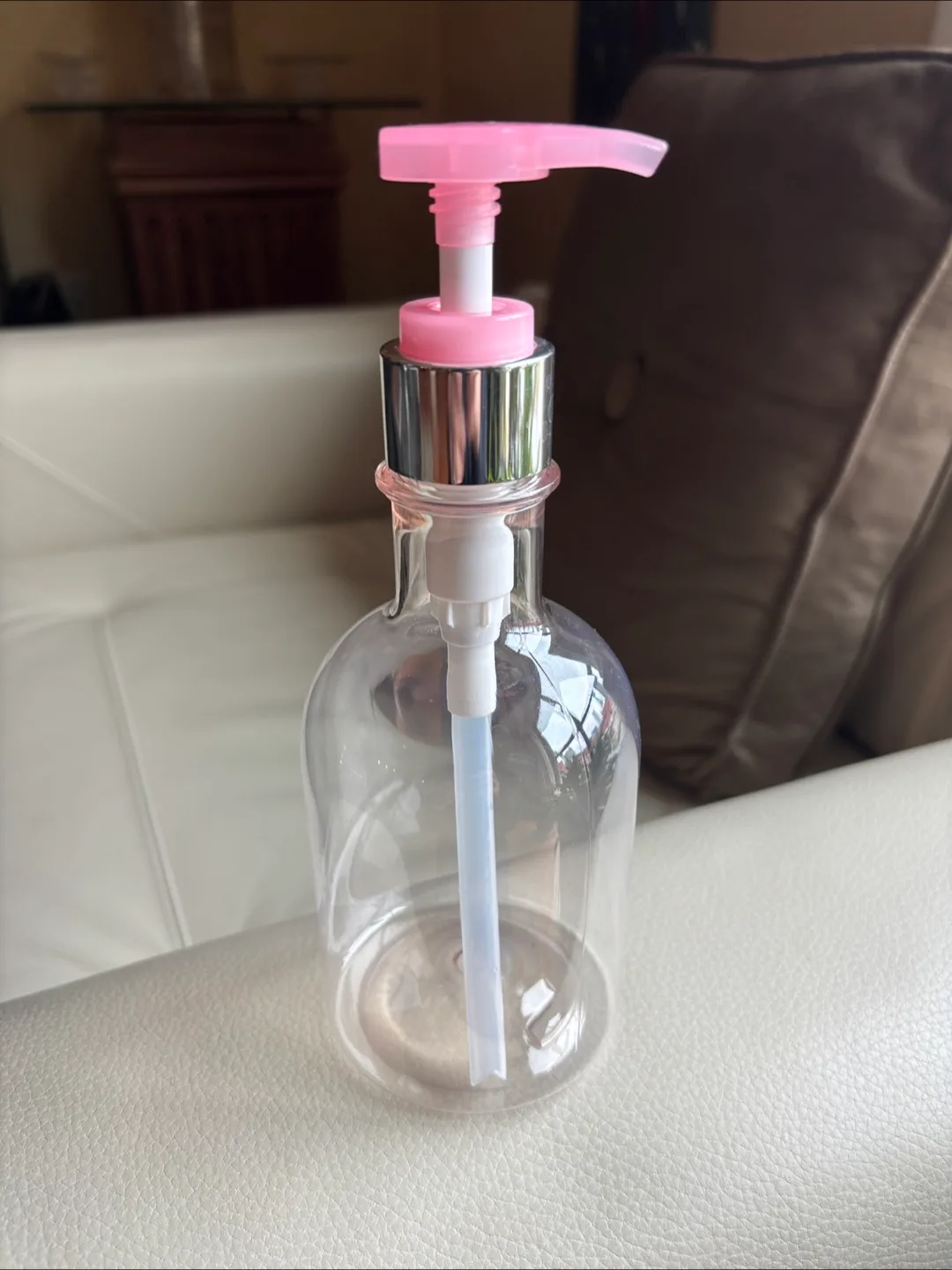 Clear Dispenser Bottle Pump image indicator(2)